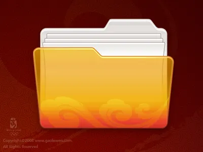 Folder file folder gui icon logo paper poster