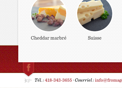 Fromagerie Saint-Laurent design vector web