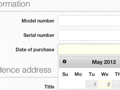 Registration Form update css js ui