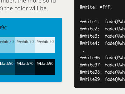 More-Colors.Less code github lesscss more colors