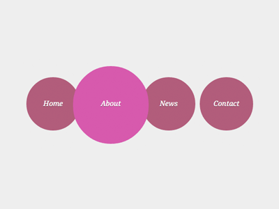 CSS3 Pulse Menu code css3 simple