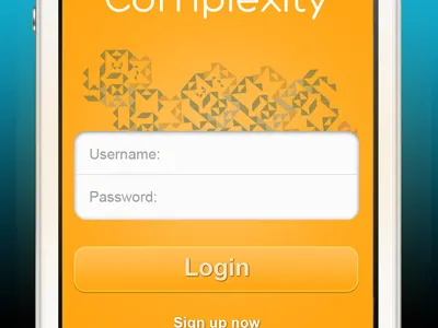 Login Screen app iphone login practising screen test