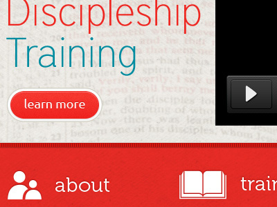 discipleship training big button icons video