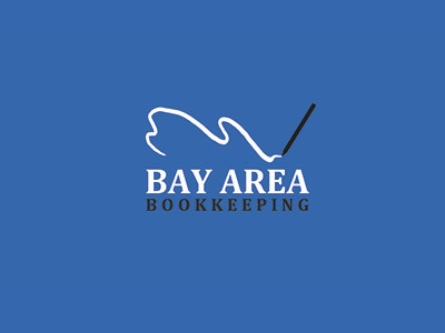 Bay Area Bookkeeping Logo bay area blue bookkeeping identity logo michigan pen