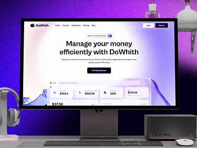 DoWhith - SaaS Webflow Template 3d automation customizable desktop flowfye innovative mobile modern motion no code optimized responsive saas startup technology technology driven ui uiux webflow website