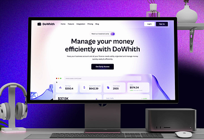 DoWhith - SaaS Webflow Template 3d automation customizable desktop flowfye innovative mobile modern motion no code optimized responsive saas startup technology technology driven ui uiux webflow website