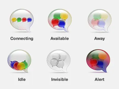 Adium Icon Set adium chat icon design icon design icons adium icons photoshop