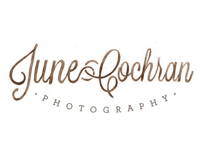 June Cochran Photography - watercolor version logo photography watercolor