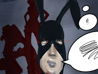 rabbit black hangovers holiday new year rabbit