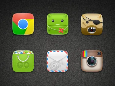 icons android chrome icon instagram mail root store ui