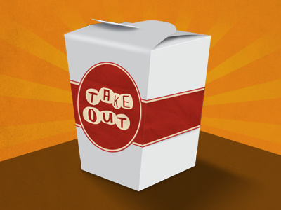 Take Out Box box chinese food photoshop take out