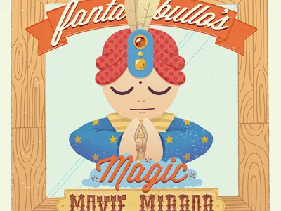 Fantabullo fortune teller frame magician vintage