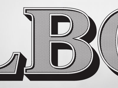 B (detail of drinks logo) logo packaging typography