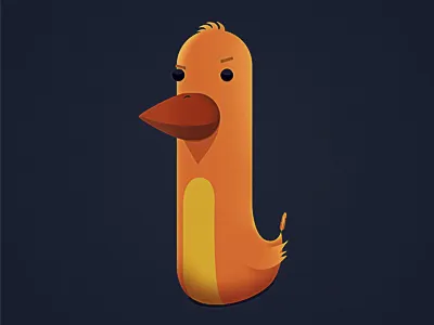 Sceptic bird bird character chicken sceptic