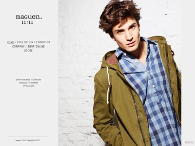 maguen 11:11 ajax fashion lookbook maguen menu website