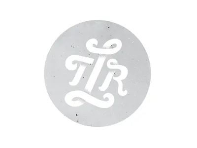 New Monogram identity lettering logo texture typography