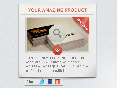 Product Box (hover) box cart e commerce ecommerce online shopping product box shop web box