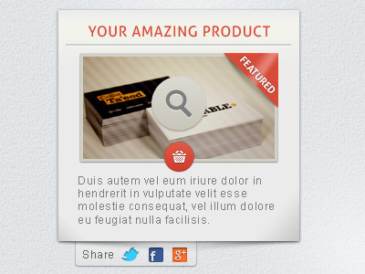 Product Box (hover) box cart e commerce ecommerce online shopping product box shop web box