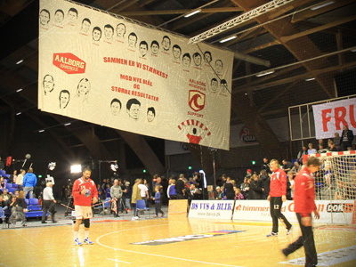 Aalborg Håndbold Support Logo 3 aalborg denmark handball håndbold logo