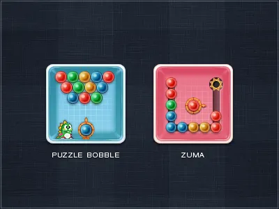 Little 3 icon idea little game puzzle bobble splendid zuma