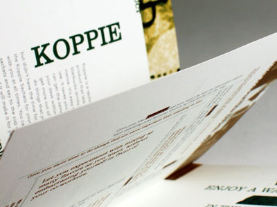 Koppie Brochure brochure print design