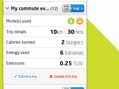 Accordion expanded accordion calculation display interface list log stats