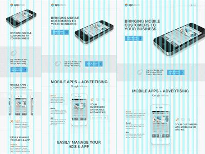 320 x 768 x 960 desktop fluid grid iphone mobile responsive tablet web