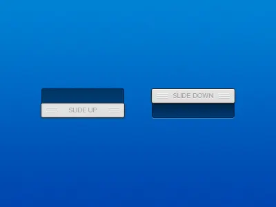 Up & Down a almost background blue down handles on sliders up white with