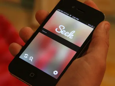 Seek for iPhone Coming Soon app application blur iphone iphone app search seek ui ui design ux ux design