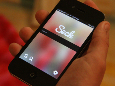 Seek for iPhone Coming Soon app application blur iphone iphone app search seek ui ui design ux ux design