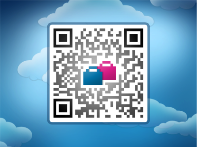 Custom QR Code clouds qr code travel visa