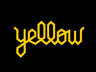 Yellow 1 logo smith type wordmark yellow