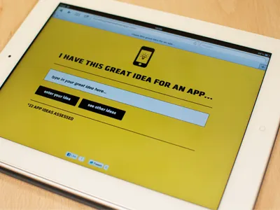 I have this great idea for an app app fun site