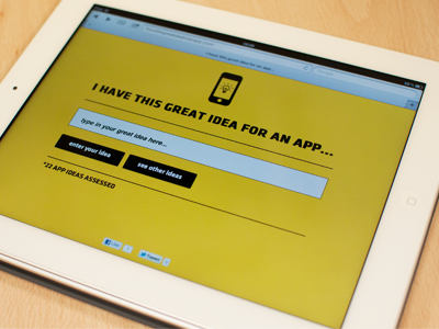 I have this great idea for an app app fun site