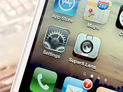 Super8 Lens camera icon jetcooper lens ui