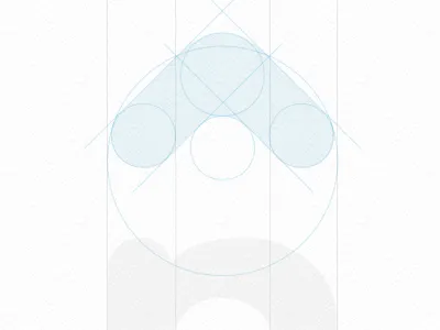 Lander Identity app between branding clean grid id identity lander logo