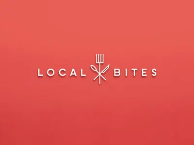 Support Local food ignition labs logo minimal