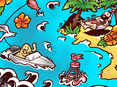 Four Year Strong - Hawaiian button up hawaiian shirt kevin luong tiling