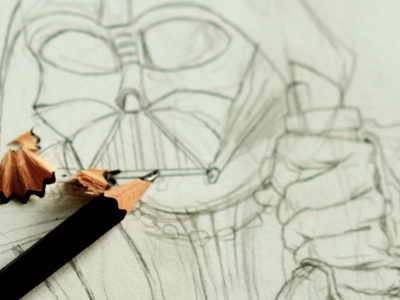 Vader-WIP darth vader drawing illustration pencil star wars vader