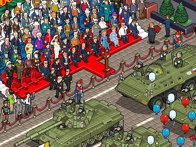 The Glory Day illustration pixel pixelart