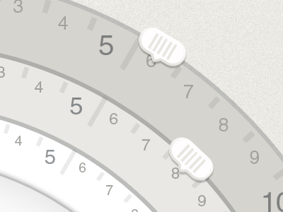 Select Time wheel by Carlos Mas on Dribbble