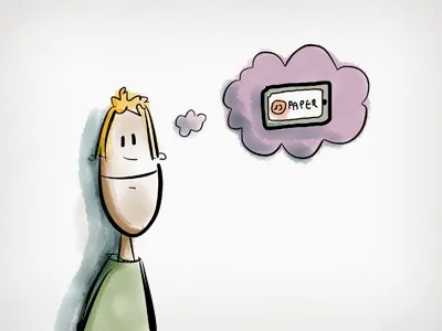 "Paper" sketch 1 53 app draw dude illustration ipad paper sketch thought