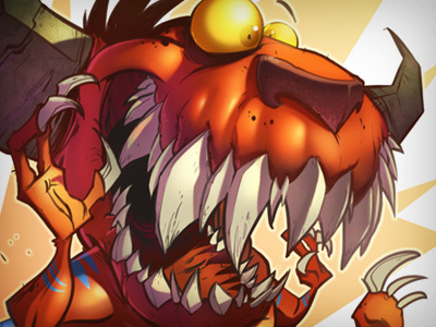 Thorndyke creature creaturebox illustration monster thorndyke