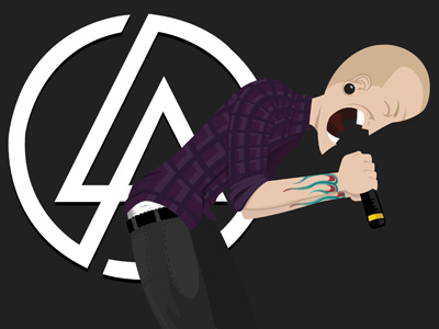 Chester Bennington chester bennington illustration linkin park vector illustration