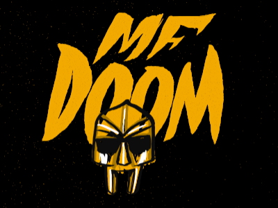 Magazine Spot hip hop lettering mf doom