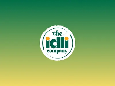 The Idli Company 3d branding design food graphic design idli logo typography vector