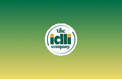 The Idli Company 3d branding design food graphic design idli logo typography vector