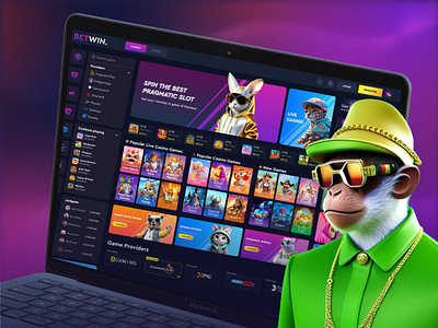 A Vibrant Casino Website Design casino casinobranding casinowebsite design creativedesign design dribbledesign figma design gambling game design lime agency slots ui uiux uxmagic webdesign