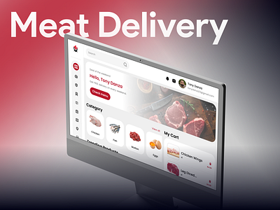 Meat Delivery Admin Dashboard admin dashboard app design app development app ui design app ux design dashboard design delivery app design designer figma design figma designer graphic design graphic designer landing page meadt delivery meat delivery app ui dashboard ui design uiux designer ux design