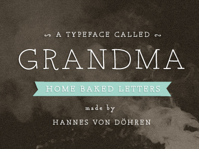 Grandma font hand drawn hvd typeface